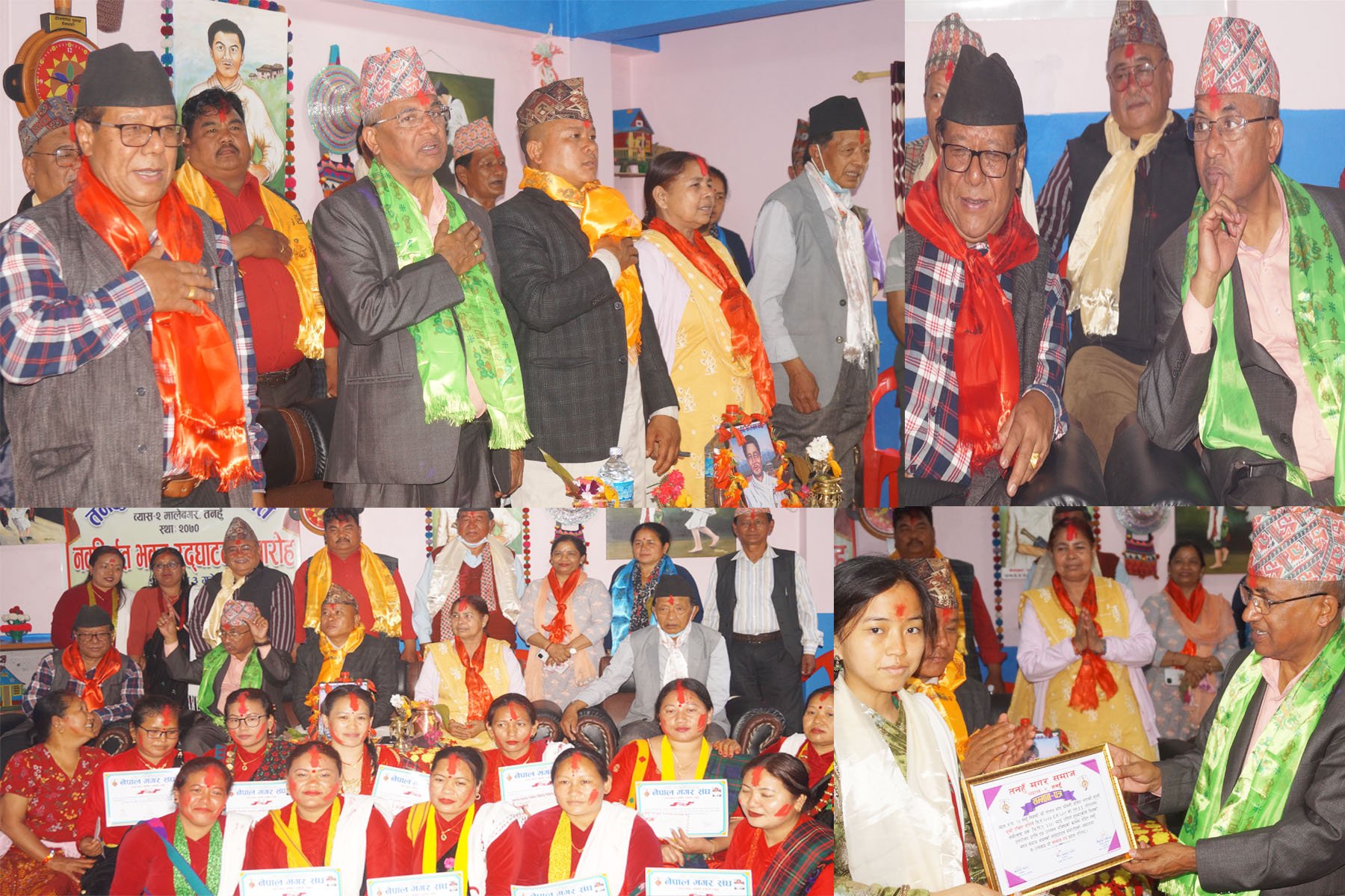 तनहुँ मगर समाज समितिको नबनिर्मित भबन उद्घाटन सम्पन्न नगरप्रमुख न्यौपानेद्वारा भवन उद्धाटन