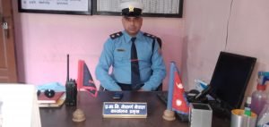 जिल्ला ट्राफिक प्रहरी कार्यलय तनहुँका प्रमुख गोकर्ण नेपाल