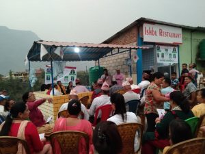 एमाले–जोशी समहु चुनावी सम्र्पक कार्यालयको स्थापना गर्दै 